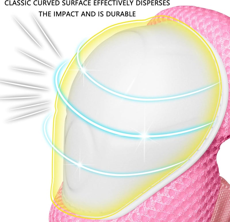 salepo Kids Bike Helmet, Toddler Helmet for Kids Ages 3-5-8, Skateboard Helmet with Knee Elbow Wrist Pads for Boys Girls, Adjustable Protective Gear Set for Skating Bicycling Roller - Image 4